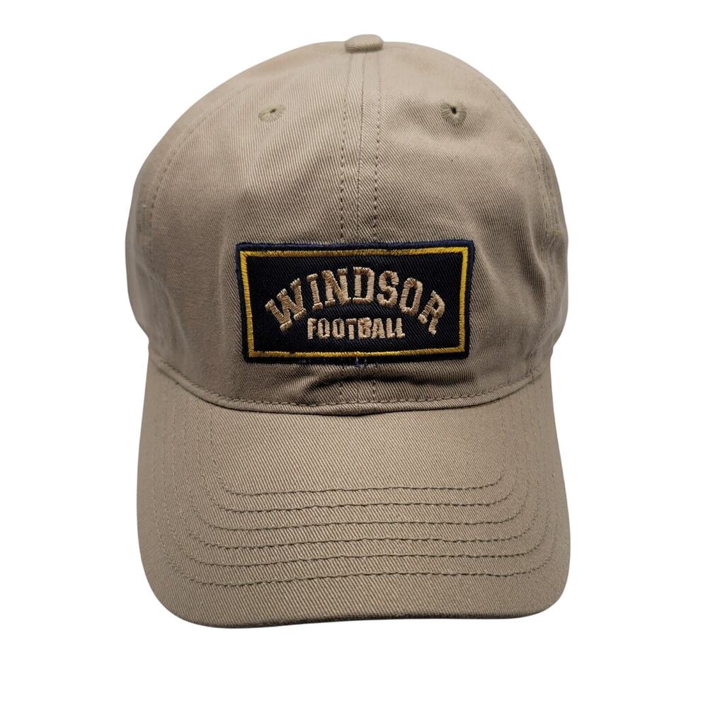 Windsor Canadian Football Patch Tan Adjustable Baseball Ball Cap Hat